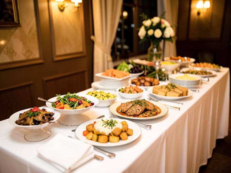 Primeiro lugar na fila do buffet